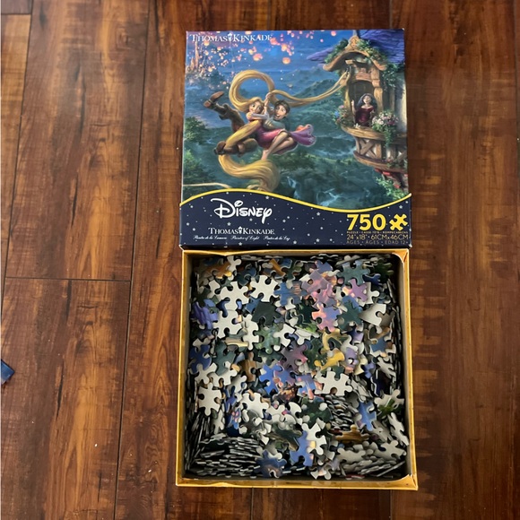 Disney | Toys | Disney Thomas Kinkade Jigsaw Puzzle Tangled | Poshmark